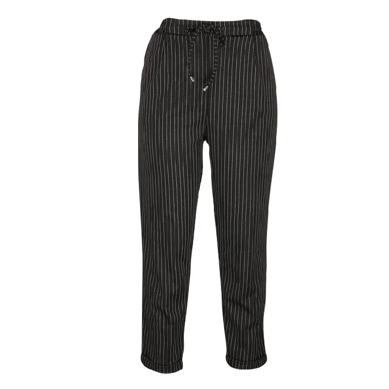 REDTAG Black Casual Trousers for Women