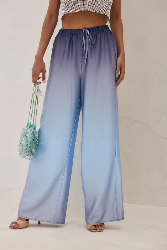 Blue Lagoon Ombre Pull On Pant