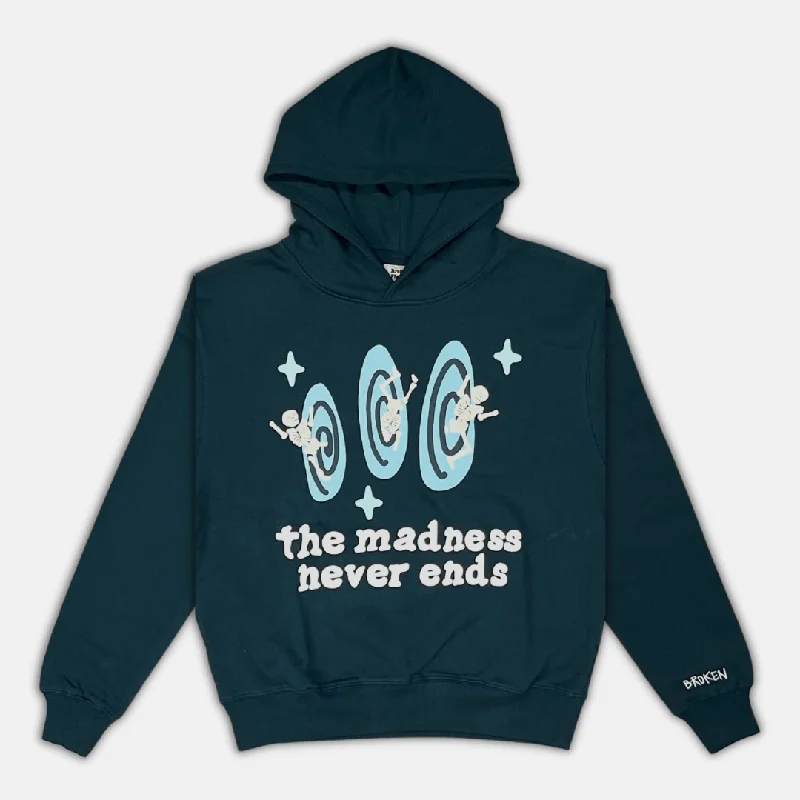 Broken Planet Hoodie - The Madness Never Ends - Sapphire