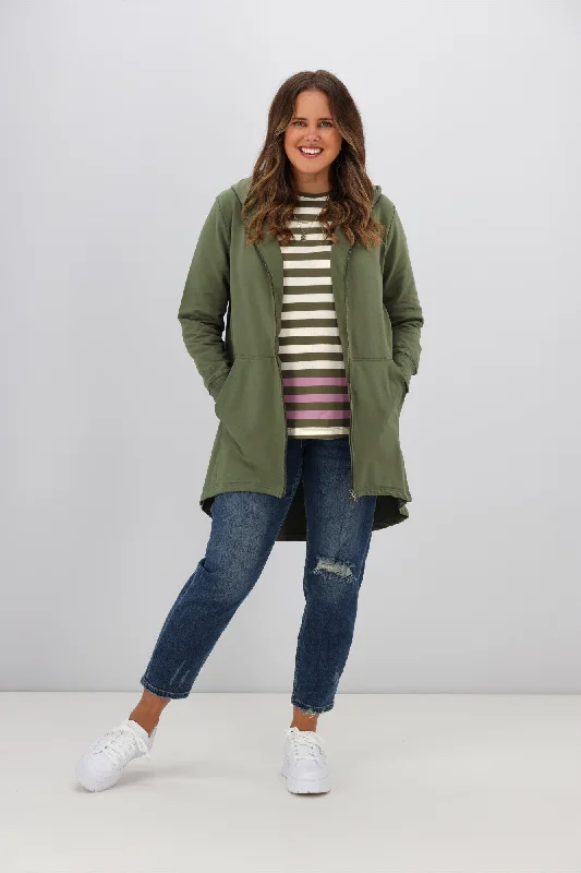 Elm Mara Zip Hoody Four Leaf Clover