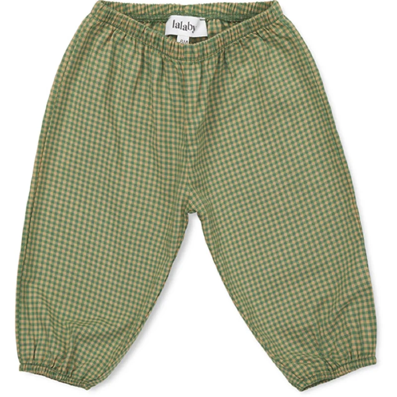 Lalaby Green Check Pixi Pants