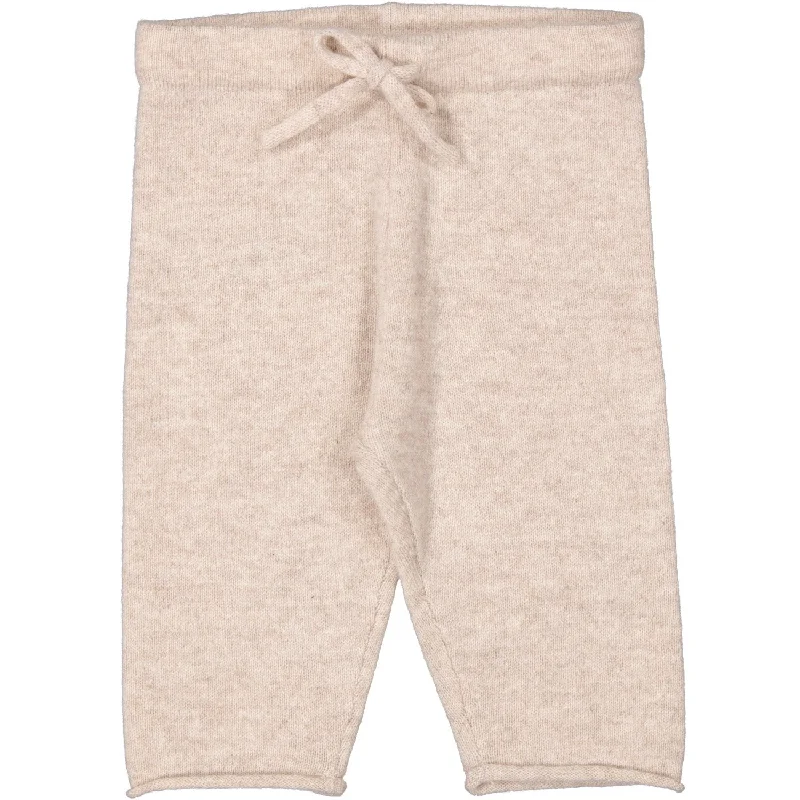 MarMar Cashmere Sand Melange Powy Knit Pants