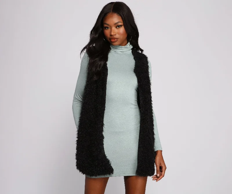 On Trend Faux Fur Vest