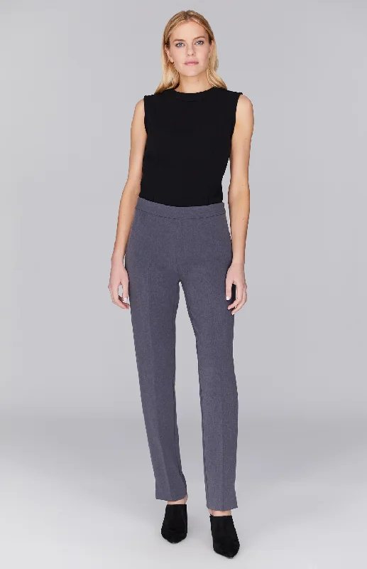 Double Face Narrow Pant w/ Back Zip