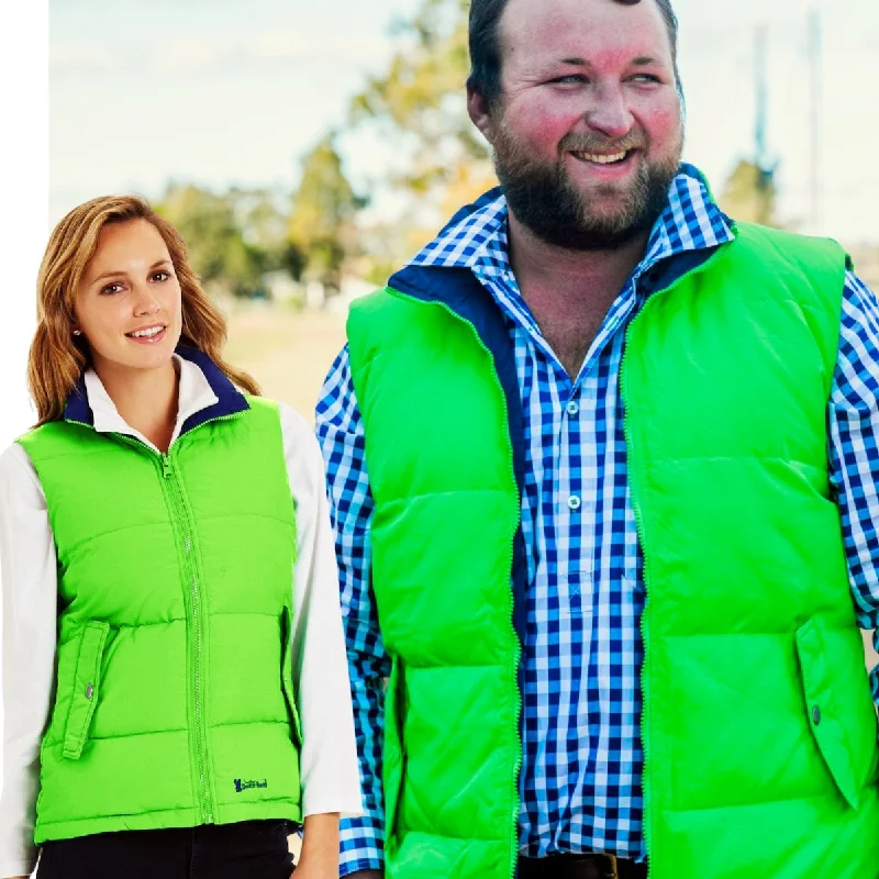 Unisex Lime/Navy Reversible Vest