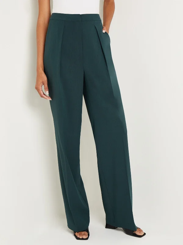 Woven Tailored Wide Leg Pant