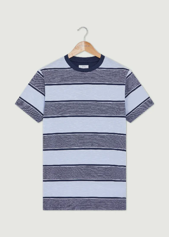 Earsby T-Shirt - Navy/Light Blue