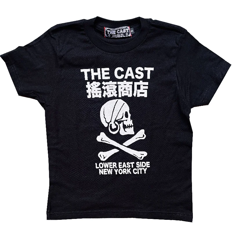 THE CAST (Women's Baby Tee - BLACK)