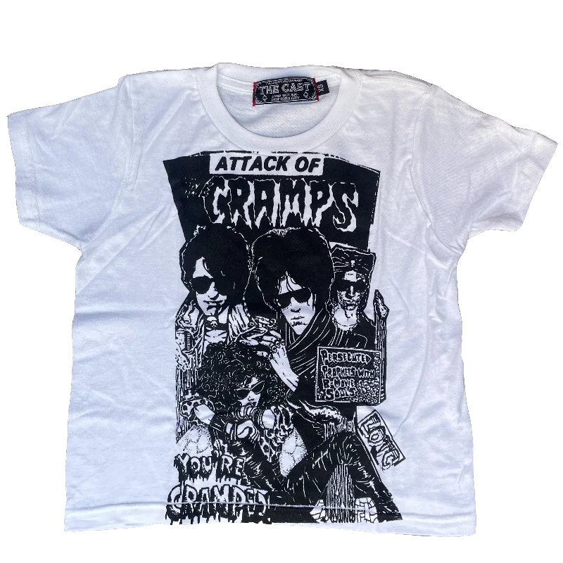 THE CRAMPS YOU'RE CRAMPED (Women's Baby Tee - White)