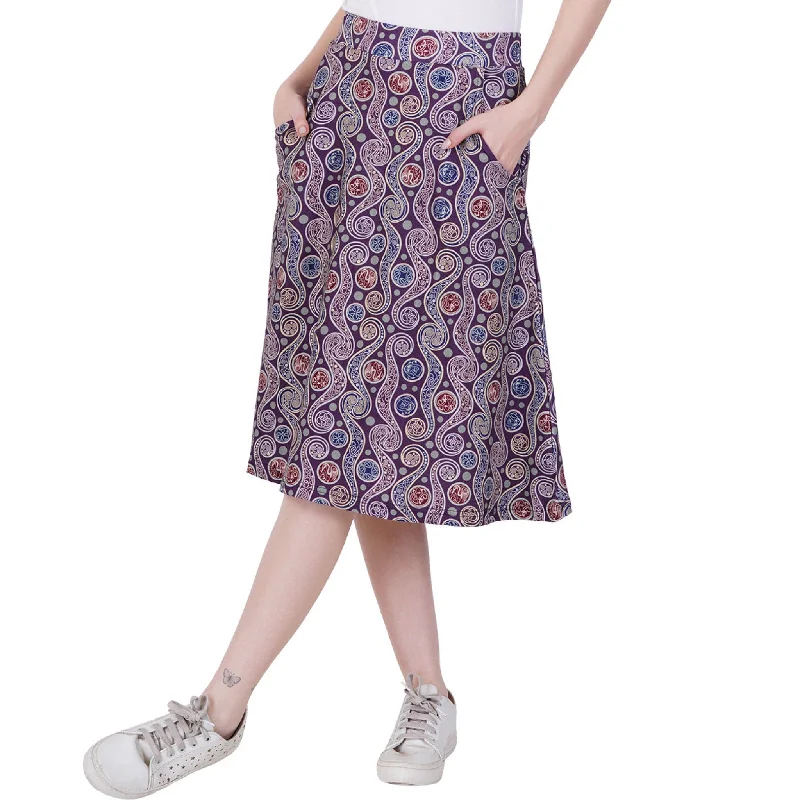 Celtic Paisley A-Line Skirt