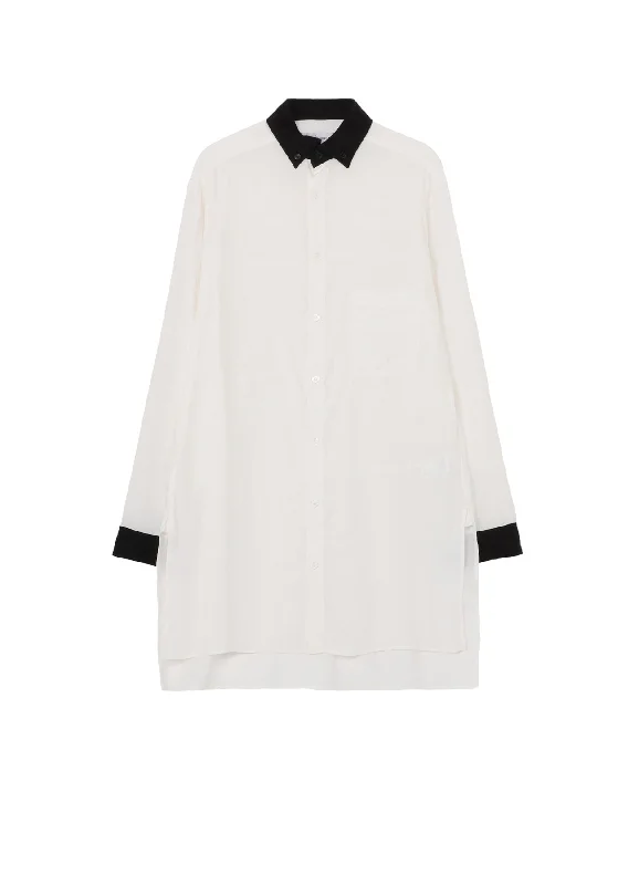 【PIECE UNIQUE/AOYAMA】R/S PEARL BUTTON DOWN BLOUSE