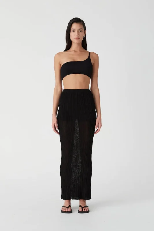 Saylor Maxi Skirt Black