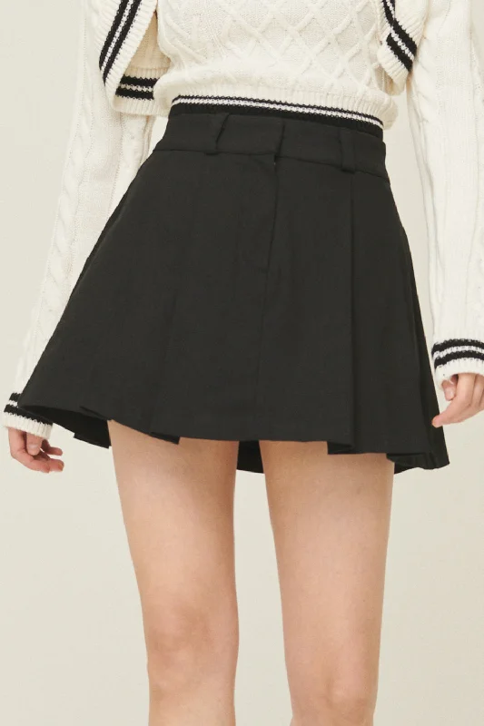 Sienna Kick Pleats Skirt