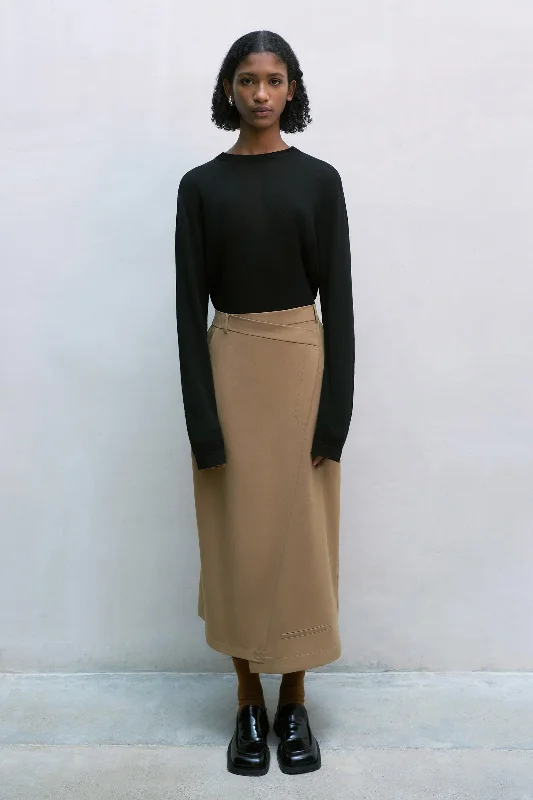 Wool-Blended Tailoring Skirt