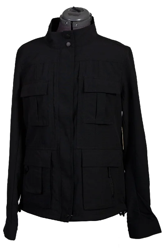 Scully Womens Black Nylon Multi-Pocket Jacket